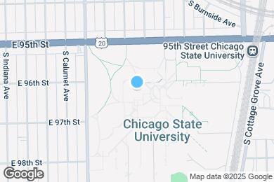 Map image of the property - 9501 S King Dr