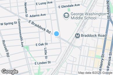 Map image of the property - 309 E Braddock Rd