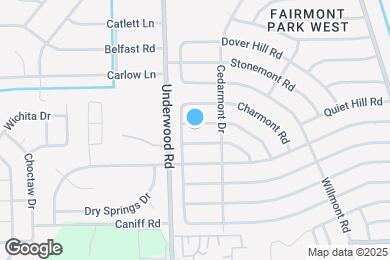 Map image of the property - 9730 Barmont Dr