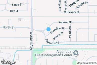 Map image of the property - 619 Brookline St