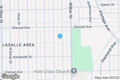 Map image of the property - 1317 N Adams St