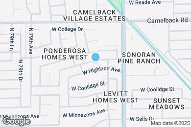 Map image of the property - 7557 W Wolf St