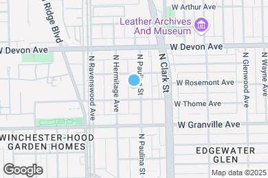 Map image of the property - 6316 N Paulina St