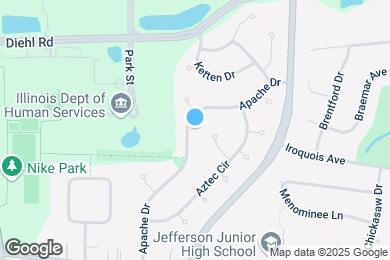 Map image of the property - 1620 Apache Dr