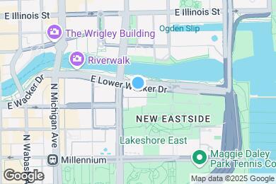 Map image of the property - 323 E Wacker Dr