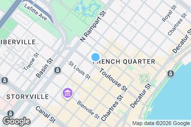 Map image of the property - 617 Dauphine St