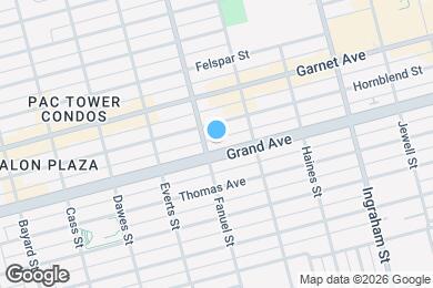 Map image of the property - 1312 Grand Ave