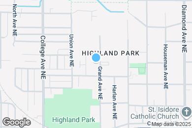Map image of the property - 835 Grand Ave NE
