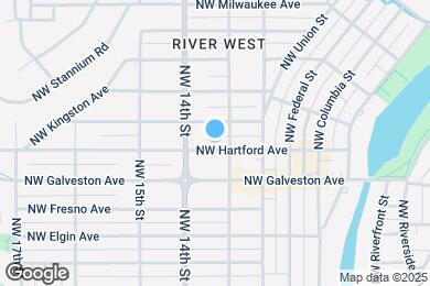 Map image of the property - 1320 NW Hartford Ave