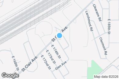 Map image of the property - 1417 E 175th St