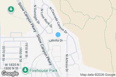 Map image of the property - 1694 Lakota Dr