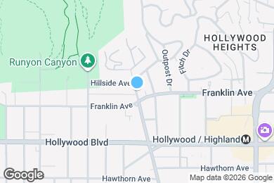 Map image of the property - 1802 N La Brea Ave