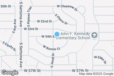Map image of the property - 4 Bedroom 2 Bathroom in SW Sioux Falls