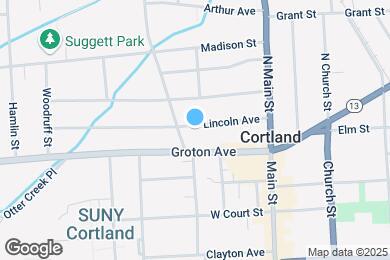 Map image of the property - 33 Lincoln Ave