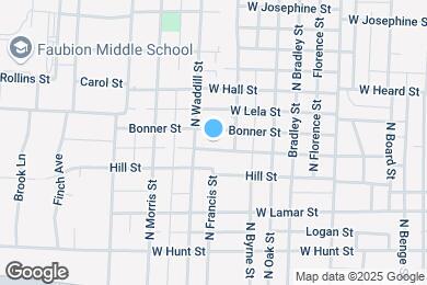Map image of the property - 1210 Tucker St