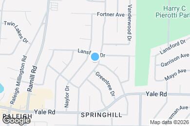 Map image of the property - 3601 Hanna Dr