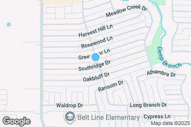 Map image of the property - 1301 Southridge Dr