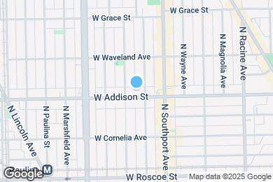 Map image of the property - 1440 W Addison St