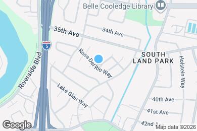 Map image of the property - 1127 Rosa Del Rio Way