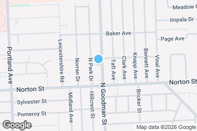 Map image of the property - 1815 N Goodman St