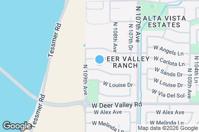 Map image of the property - 10842 W Sands Dr