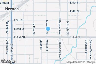 Map image of the property - 116 N Walnut St