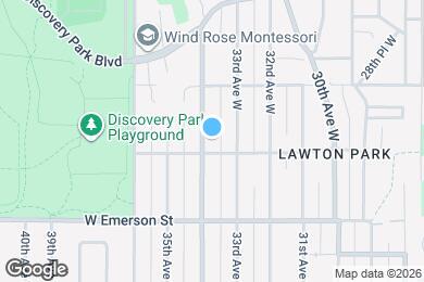 Map image of the property - 4008 34th Ave W