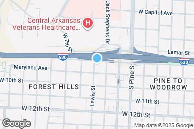 Map image of the property - 805 Bishop Warren Dr