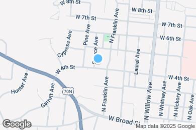 Map image of the property - 401 Spruce Ave