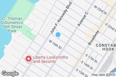 Map image of the property - 97 W 17th St