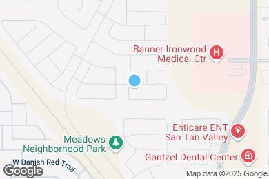 Map image of the property - 445 W White Sands Dr