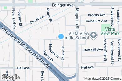Map image of the property - 16261 Galaxy Dr