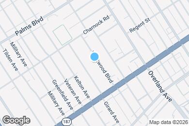 Map image of the property - 3705 Westwood Blvd