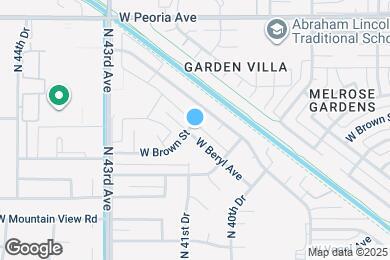 Map image of the property - 4136 W Beryl Ave