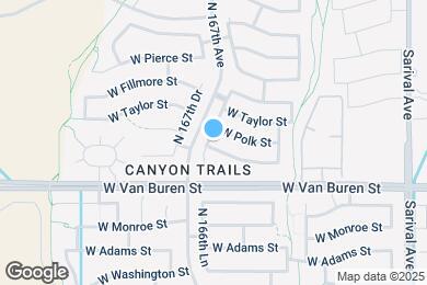Map image of the property - 16674 W Melvin St