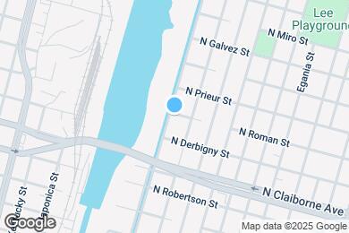 Map image of the property - 1741 Jourdan Ave