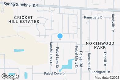 Map image of the property - 4030 Falvel Shadow Creek Dr
