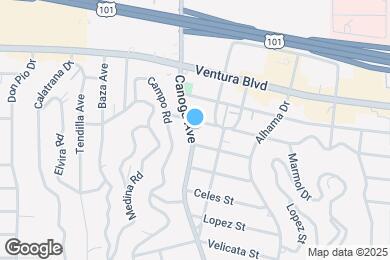 Map image of the property - 5246 Canoga Ave