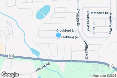 Map image of the property - 6247 Creekford Dr