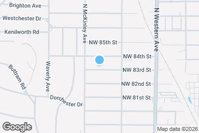 Map image of the property - 1303 NW 83rd St