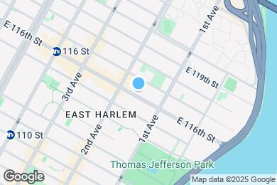 Map image of the property - 321 E 116th St