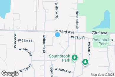 Map image of the property - 3731 W 73rd Pl