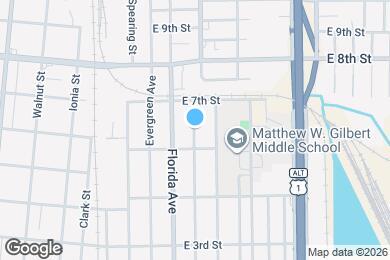 Map image of the property - 1535 Van Buren St