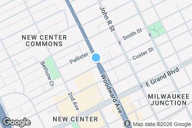 Map image of the property - 7721 Woodward Ave