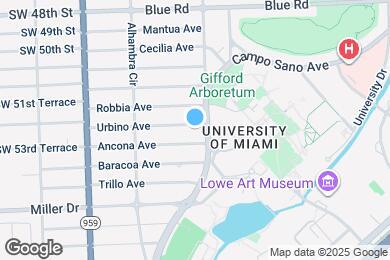 Map image of the property - 1402 Urbino Ave