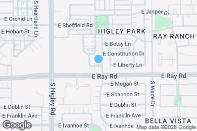 Map image of the property - 3376 E Liberty Ln