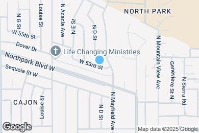 Map image of the property - 374 W 53rd St