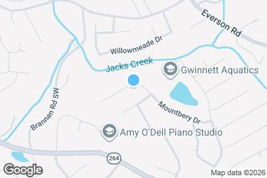 Map image of the property - 2771 Mountbery Dr