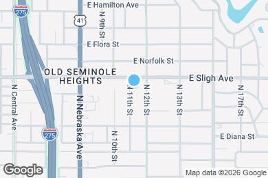 Map image of the property - 6719 N 11th St