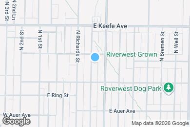 Map image of the property - 3352 N Buffum St